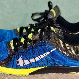 Nike Zoom Victory XC 3 Mens 9.5 Cross Country Track Spikes Shoes Blue Flywire